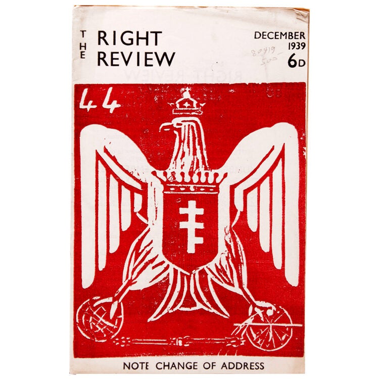 THE RIGHT REVIEW. Number 12. December 1939. Periodical . Edited by ...
