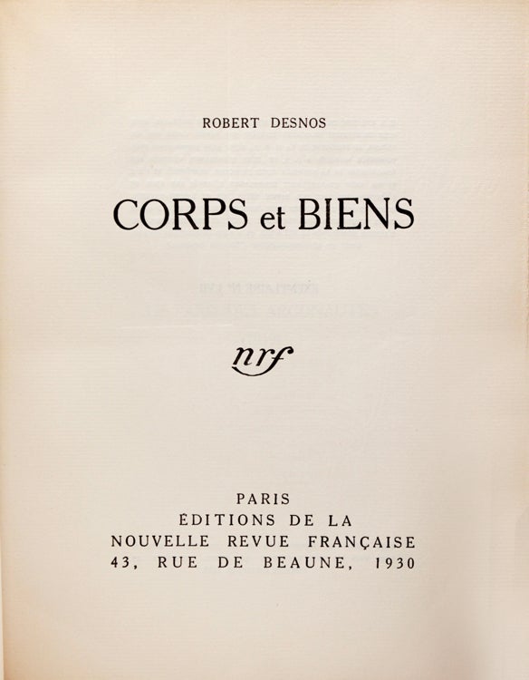 Corps et Biens