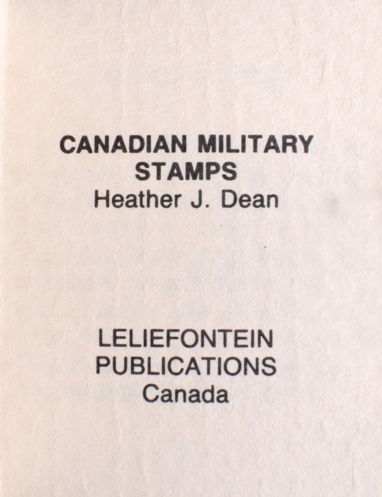 Canadian Military Stamps