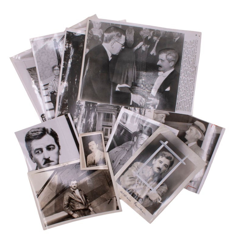 Item #339695 Collection of William Faulkner press photos. William Faulkner.