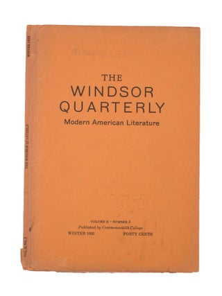 Item #339769 Thundermug by Nelson Algren [excerpted from The Windsor Quarterly; Vol II, No. 3....