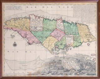 Item #34040 Nova Designatio Insulae Jamaicae ex Antillanis Americae Septentrion non posiremae...