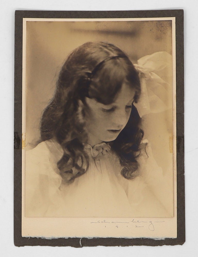 A Small Archive Containing an Original Photographic Portrait by Morton Livingston Schamberg of Kay Boyle when she was nine; along with an Original Manuscript Memoir of Schamberg by Boyle
