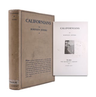 Item #345293 The Californians. Robinson Jeffers