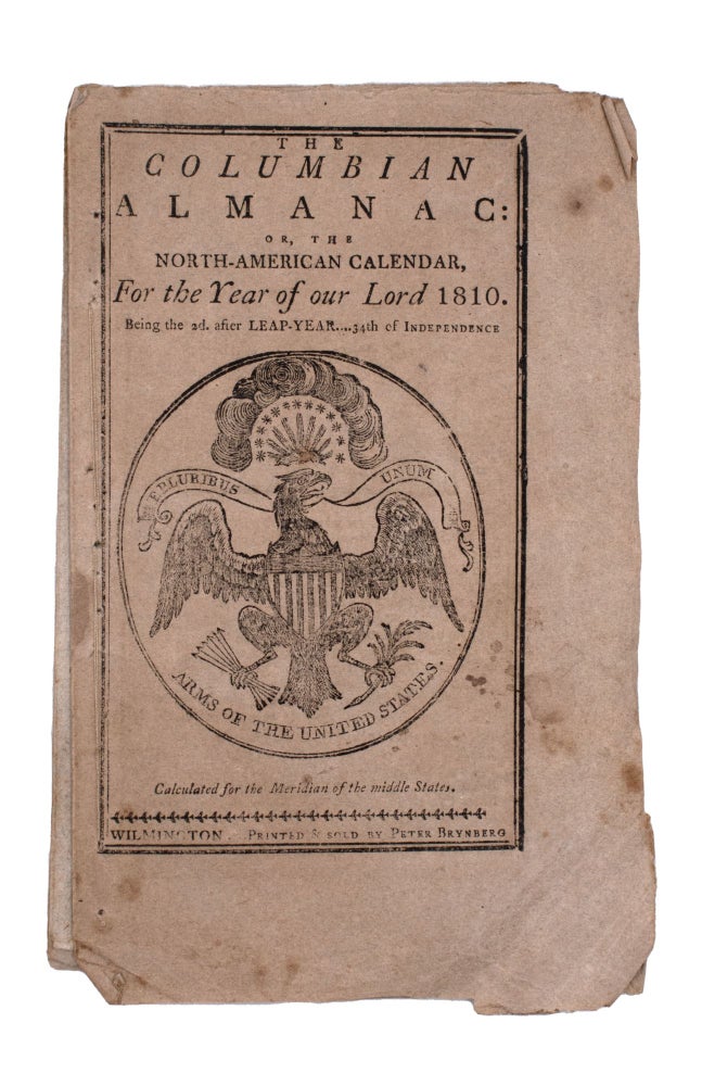 Item #345475 The Columbian Almanac: or, The North-American Calendar, for the year of our Lord, 1810. Almanac.