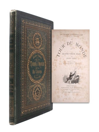 Item #345597 Le Tour du Monde en Quatre-Vingts Jours &hellip; Dessins par MM. de Neuville et L....