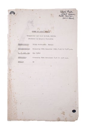 Item #345639 Poems by Pablo Neruda. Translated and read by W.S. Merwin. Produced by Douglas...