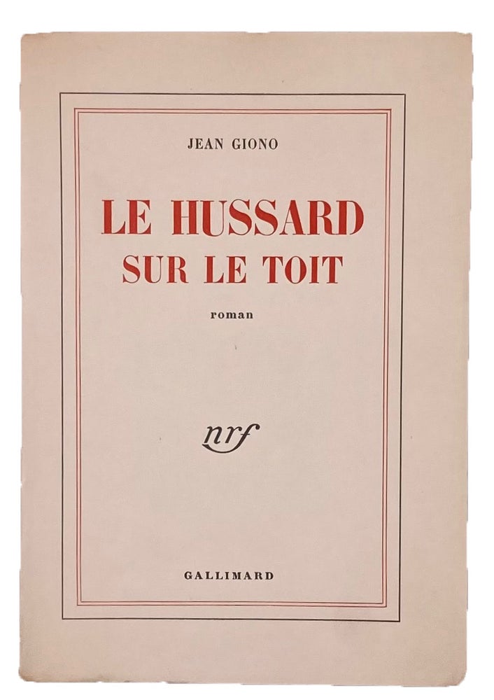 Item #345678 Le Hussard sur le toit. Jean Giono.
