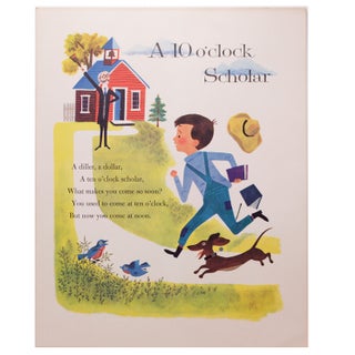 Item #345853 Four 1950's Kindergarten Posters. John Parr Miller, Dale Maxey