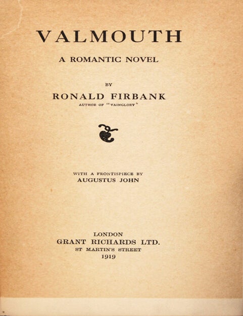 Valmouth. A Romantic Novel