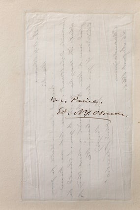 AUTOGRAPH LETTER SIGNED by Caroline Cheesbro