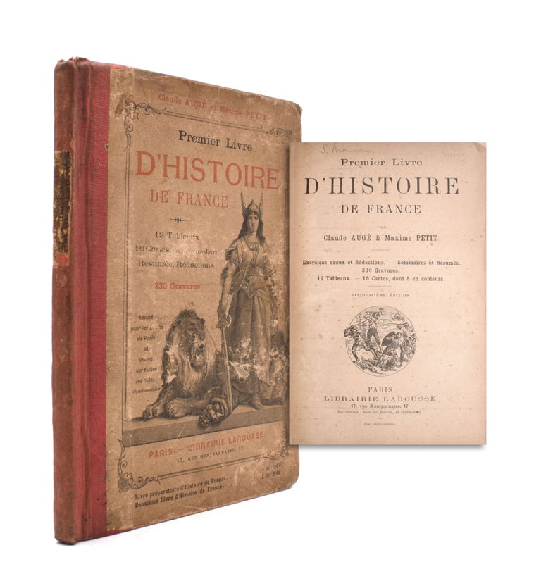 Item #346054 D'Historire de France [First history book of France]. Claude Augé, Maxime Petit.