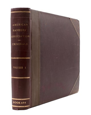 Item #346102 American Banker's Association. Book of Photographs. Descriptions. General...