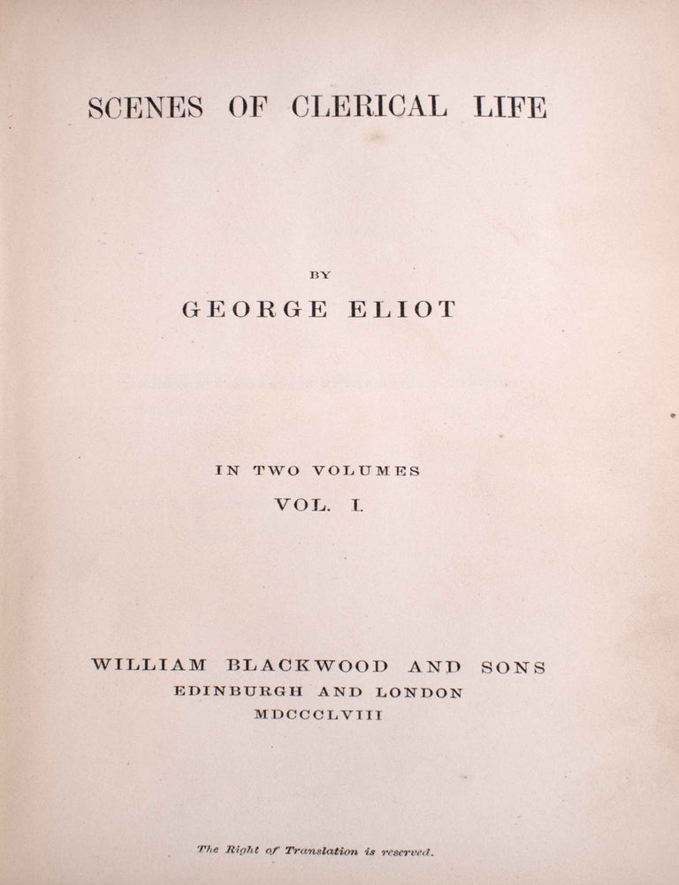 Scenes of Clerical Life