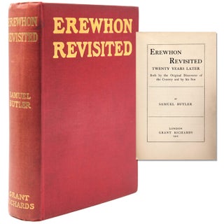 Item #346220 Erewhon Revisited. Samuel Butler