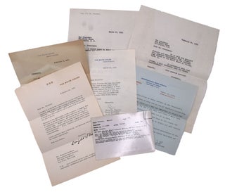 Item #346258 Collection of T.L.S. correspondence from President Dwight D. Eisenhower to Seymour...