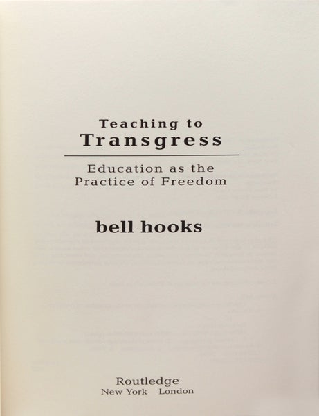 Teaching to Trangress