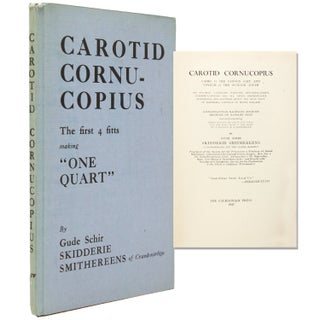 Item #346346 Carotid Cornucopius: . Caird O The Cannon Gait and Voyeur O the Outluik Touer... A...