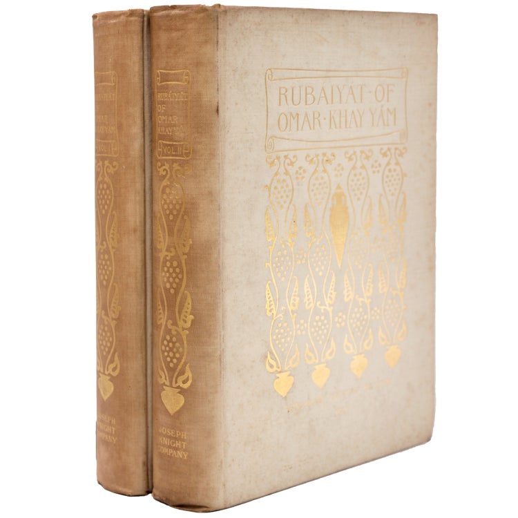 Rubáiyát of Omar Khayyám. English, French and German Translations Comparatively Arranged in Accordance with the Text of Edward Fitzgerald’s Version. With Further Selections, Notes, Biographies, Bibliography and Other Material Collected and Edited by Nathan Haskell Dole