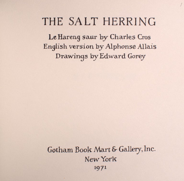 The Salt Herring … by Charles Cros (2/3)