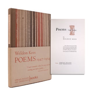 Item #346762 Poems 1947-1954. Weldon Kees