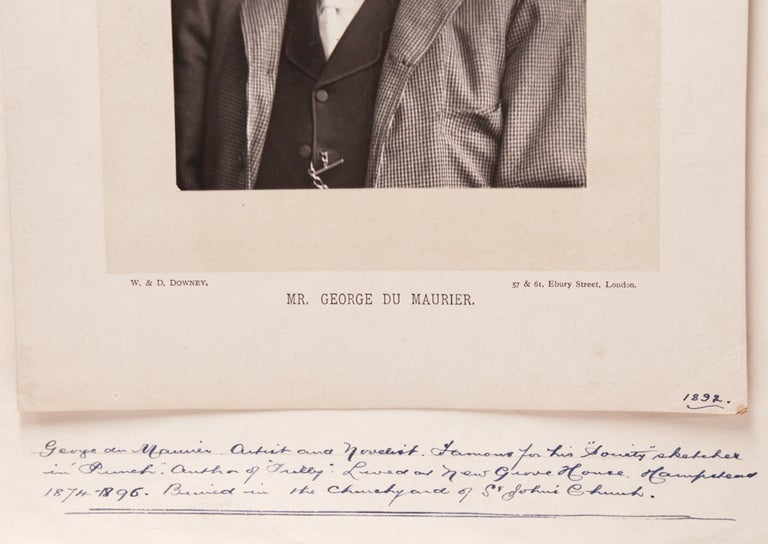 PHOTOGRAPHIC PORTRAIT OF MR. GEORGE DU MAURIER