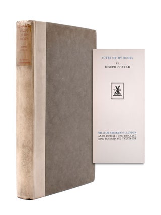 Item #346886 Notes On My Books. Joseph Conrad