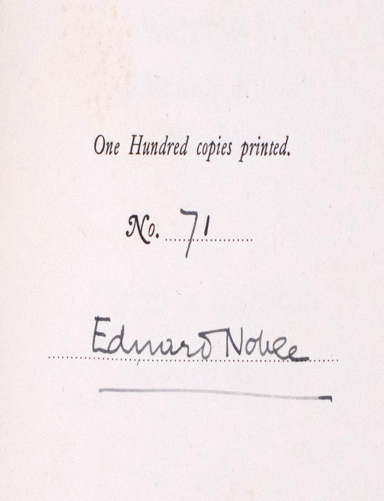 Five Letters by Joseph Conrad. Written to Edward Noble in 1895