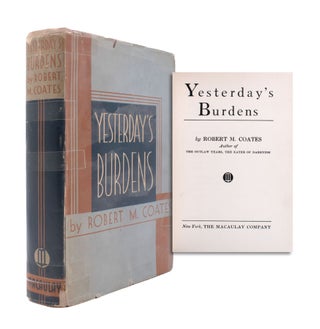 Item #346919 Yesterday's Burdens. James Thurber, Malcolm Cowley