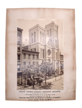 Item #346959 Fifty Third Street Baptist Church, Bet. Broadway and Sixth Avenue ... All are...