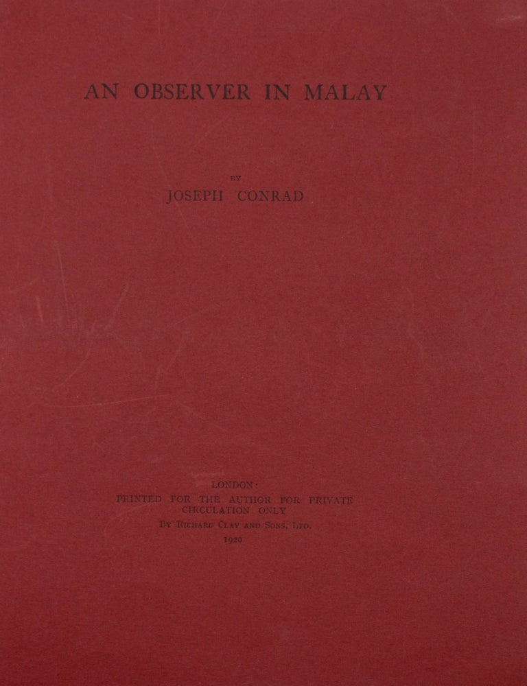 An Observer in Malay