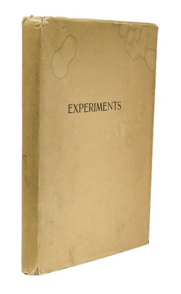 Item #34711 Experiments. Norman Douglas