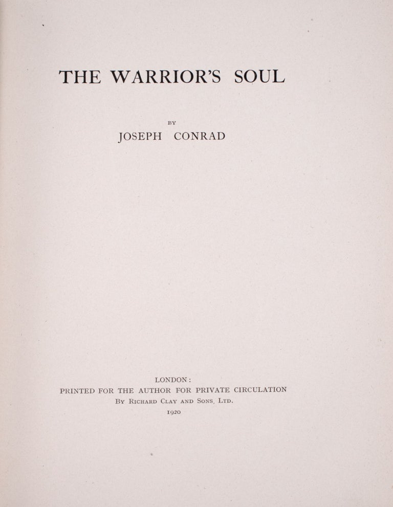 The Warrior’s Soul