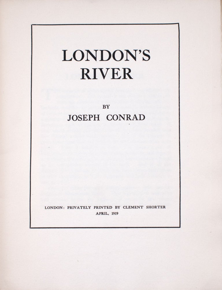 London’s River