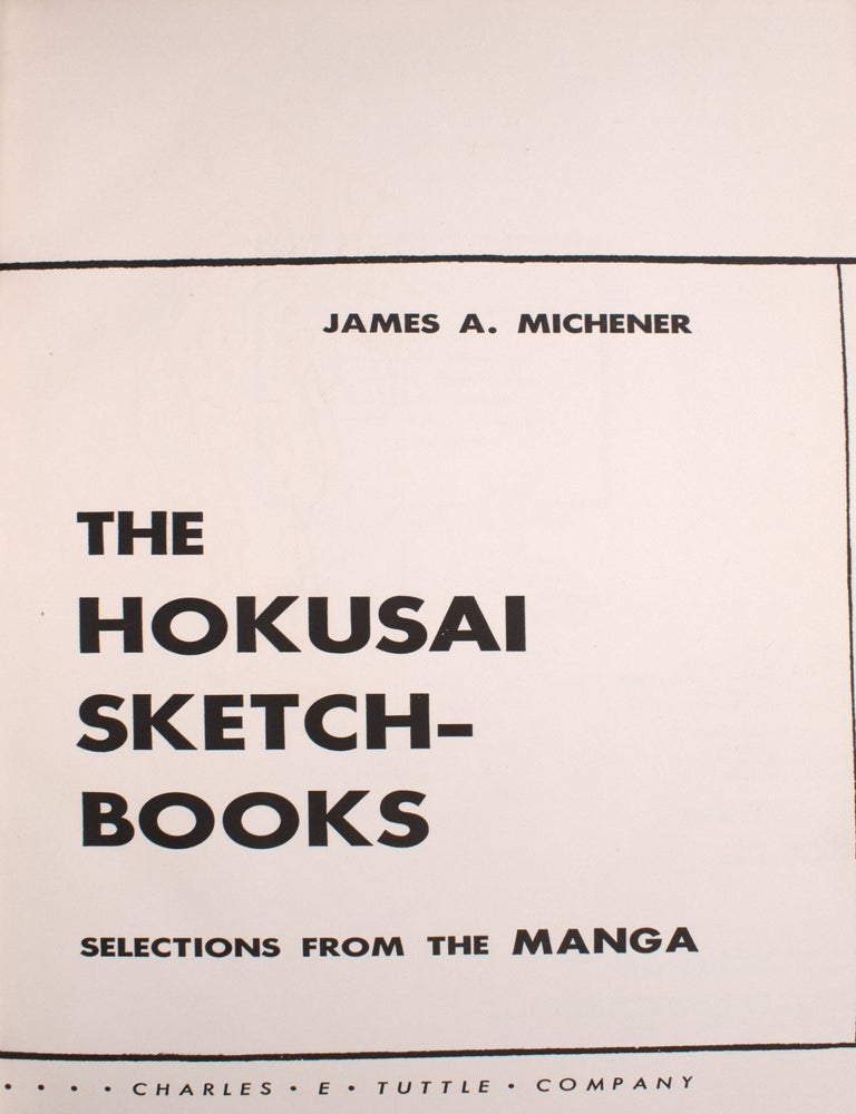 The Hokusai Sketchbooks. Selections from the Manga