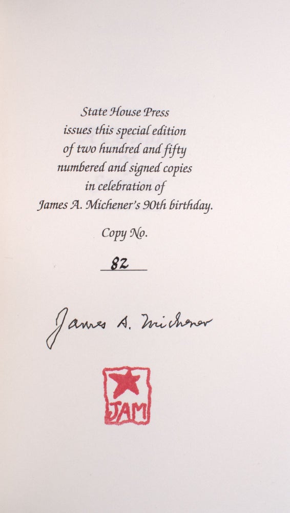 A Century of Sonnets … Published in celebration of James A. Michener’s 90th Birthday