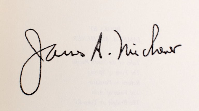 A Michener Miscellany: 1950-1970. Selected and edited by Ben Hibbs
