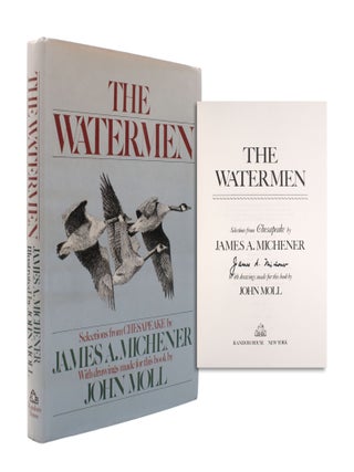 Item #351845 The Watermen &hellip; Drawings by John Moll. James A. Michener