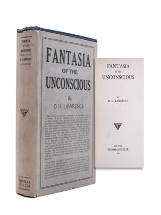 Item #352157 Fantasia of the Unconscious. D. H Lawrence