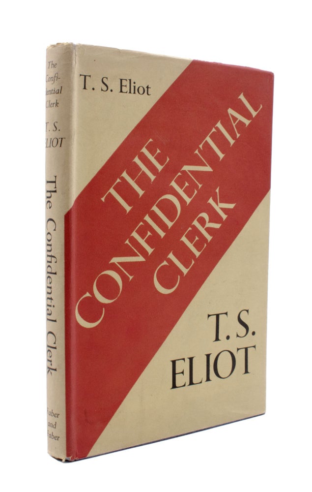 Item #352194 The Confidential Clerk. A Play. T. S. Eliot.
