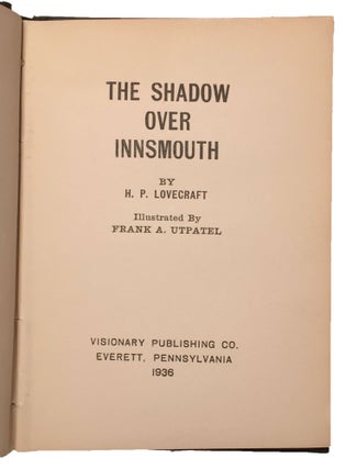 Item #352274 The Shadow over Innsmouth. H. P. Lovecraft