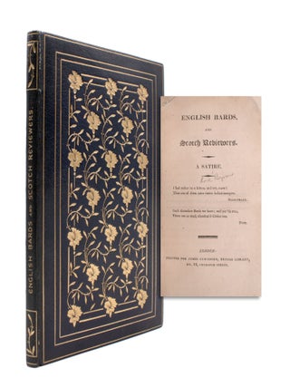 Item #352368 English Bards, and Scotch Reviewers. A Satire. Lord George Gordon Byron