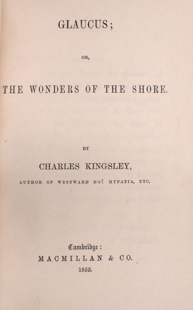 Glaucus; or the Wonders of the Shore