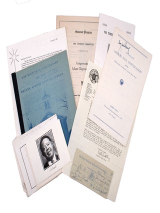 Item #352443 [Small archive relating to Martin Luther King, Jr. and his Dexter Avenue Baptist...