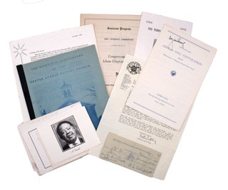 Item #352443 [Small archive relating to Martin Luther King, Jr. and his Dexter Avenue Baptist...