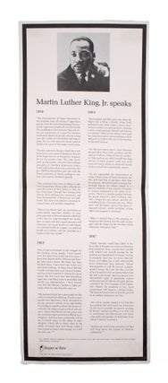Item #352451 Martin Luther King, Jr. Speaks. Martin Luther King, Jr