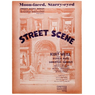 Item #352641 WHAT GOOD WOULD THE MOON BE? Dwight Deere Wiman... Presents: STREET SCENE. Music by...