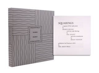 Item #352646 Squarings: a sequence of forty-eight poems by Seamus Heaney. With forty-eight...