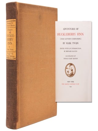 Item #352826 Adventures of Huckleberry Finn by Mark Twain. Edited with an Introduction by Bernard...