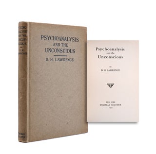 Item #353130 Psychoanalysis and the Unconscious. D. H. Lawrence